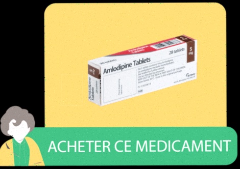Amlodipine 5 mg générique