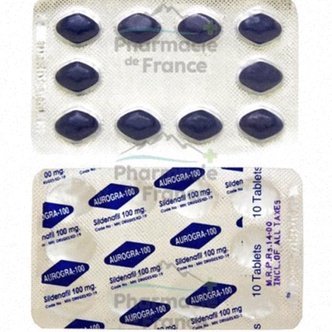 boîte Aurogra générique 100 mg